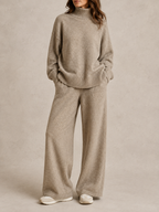 Teresa - Soft Knit Turtleneck Lounge Set