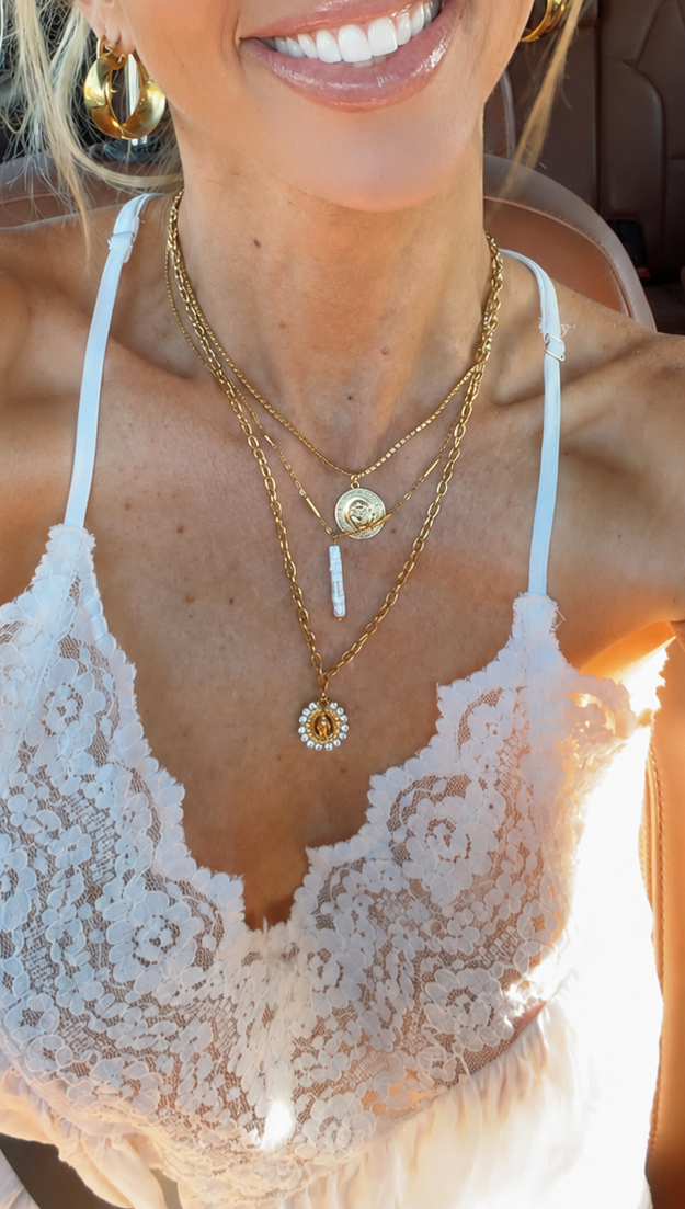 Everyday Coin Necklace Stack