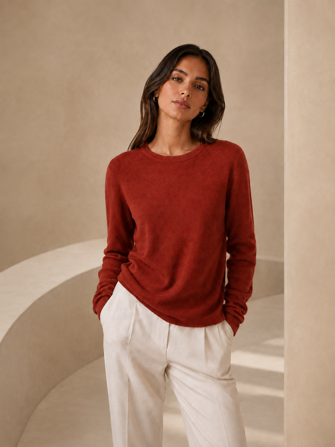 Avery Essential Crewneck Sweater