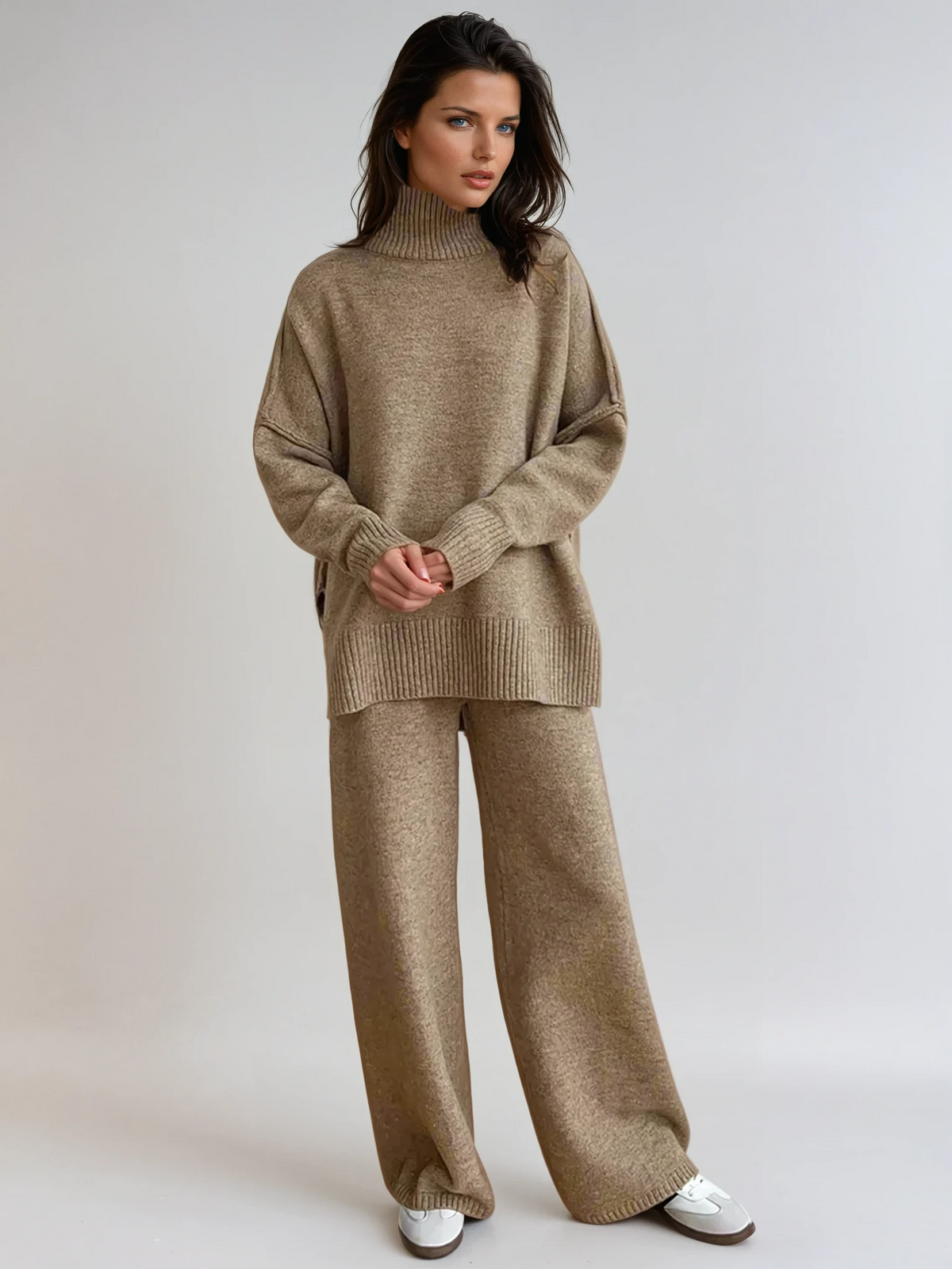 Teresa - Soft Knit Turtleneck Lounge Set