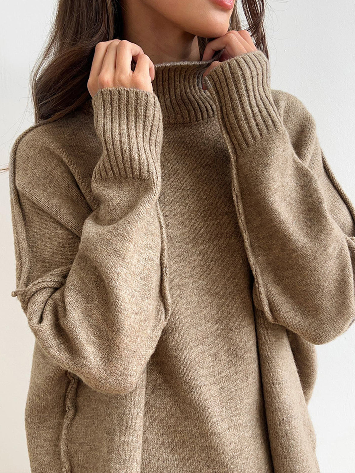 Teresa - Soft Knit Turtleneck Lounge Set