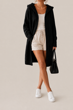 Elara Cozy Hooded Cardigan