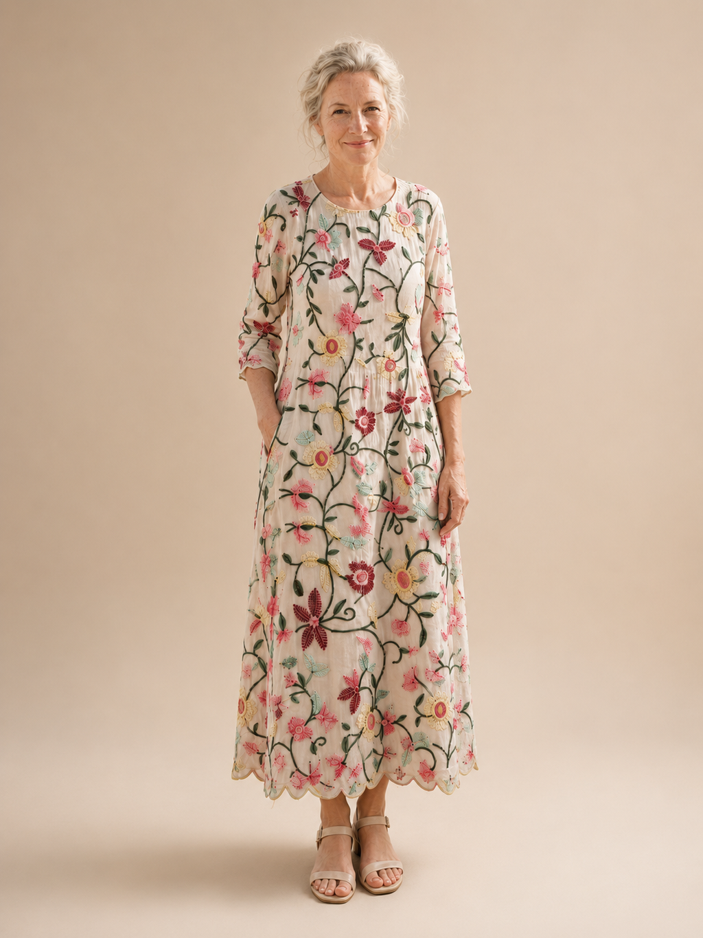 Miley | Elegant Floral Dress
