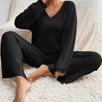 Evangeline - Ribbed Knit Lounge Set
