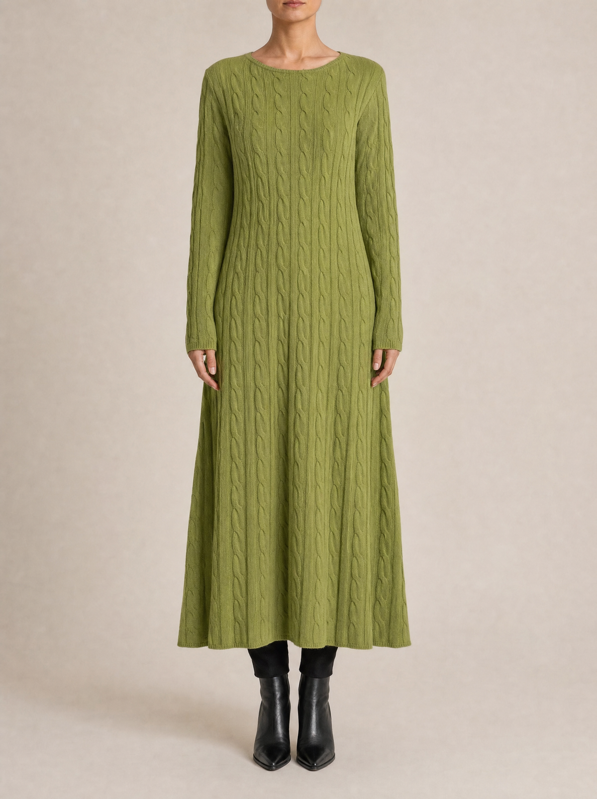 Elowen Cable Knit Maxi Dress