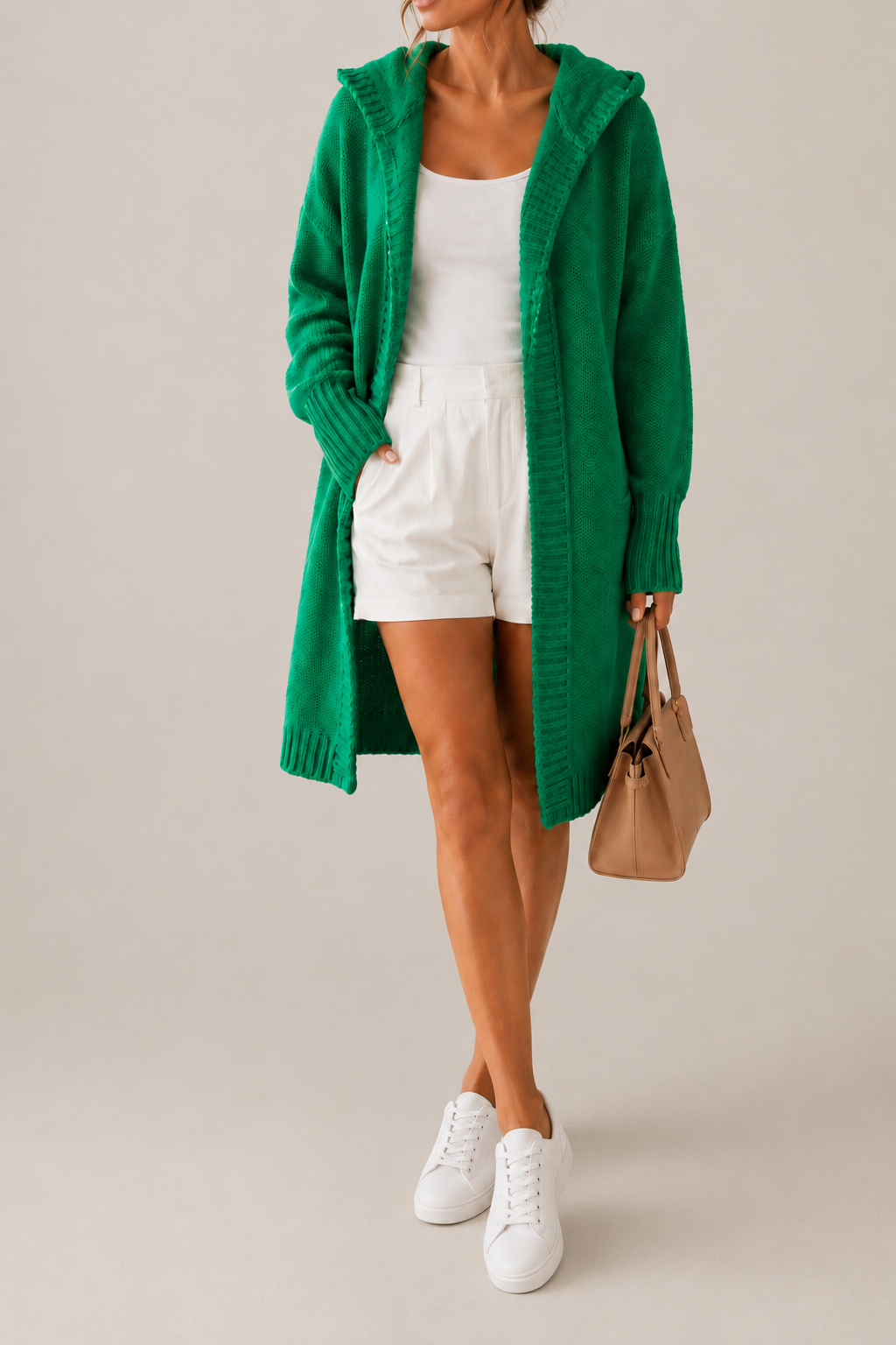 Elara Cozy Hooded Cardigan