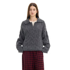 Rowan Cable Knit Collared Sweater