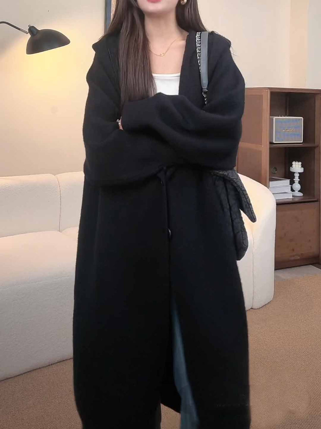 Lennox Longline Hooded Cardigan