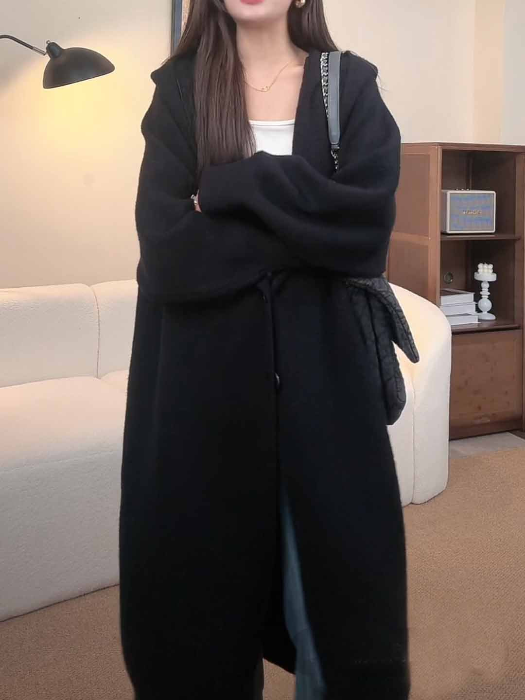 Lennox Longline Hooded Cardigan