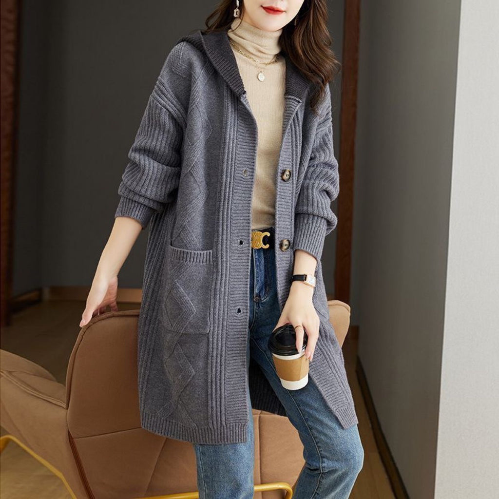 Hadley Longline Hooded Cardigan