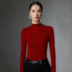 Margot Mock Neck Knit Sweater
