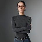Margot Mock Neck Knit Sweater
