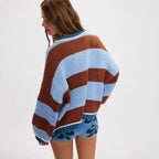 Sunny Days Striped Knit Sweater