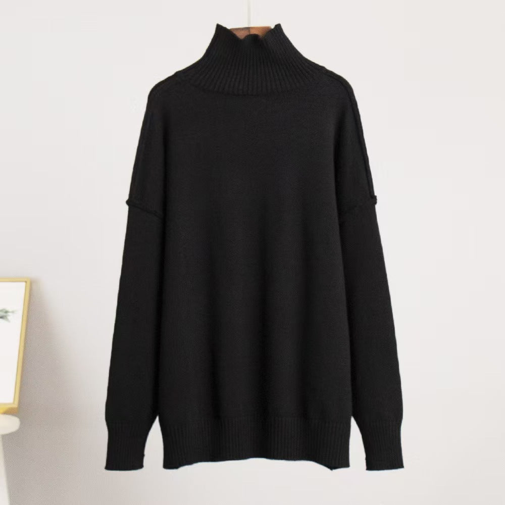 Camille Relaxed Turtleneck Sweater