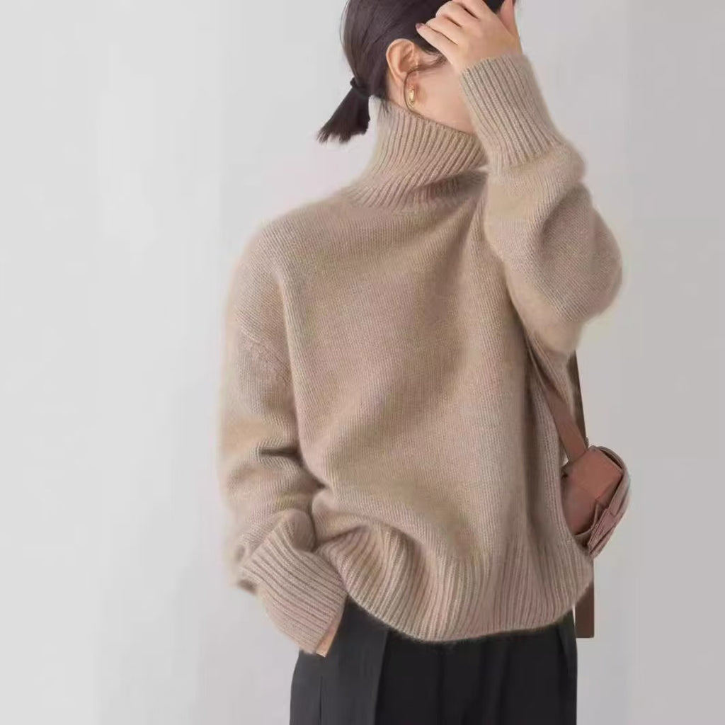 Camille Relaxed Turtleneck Sweater