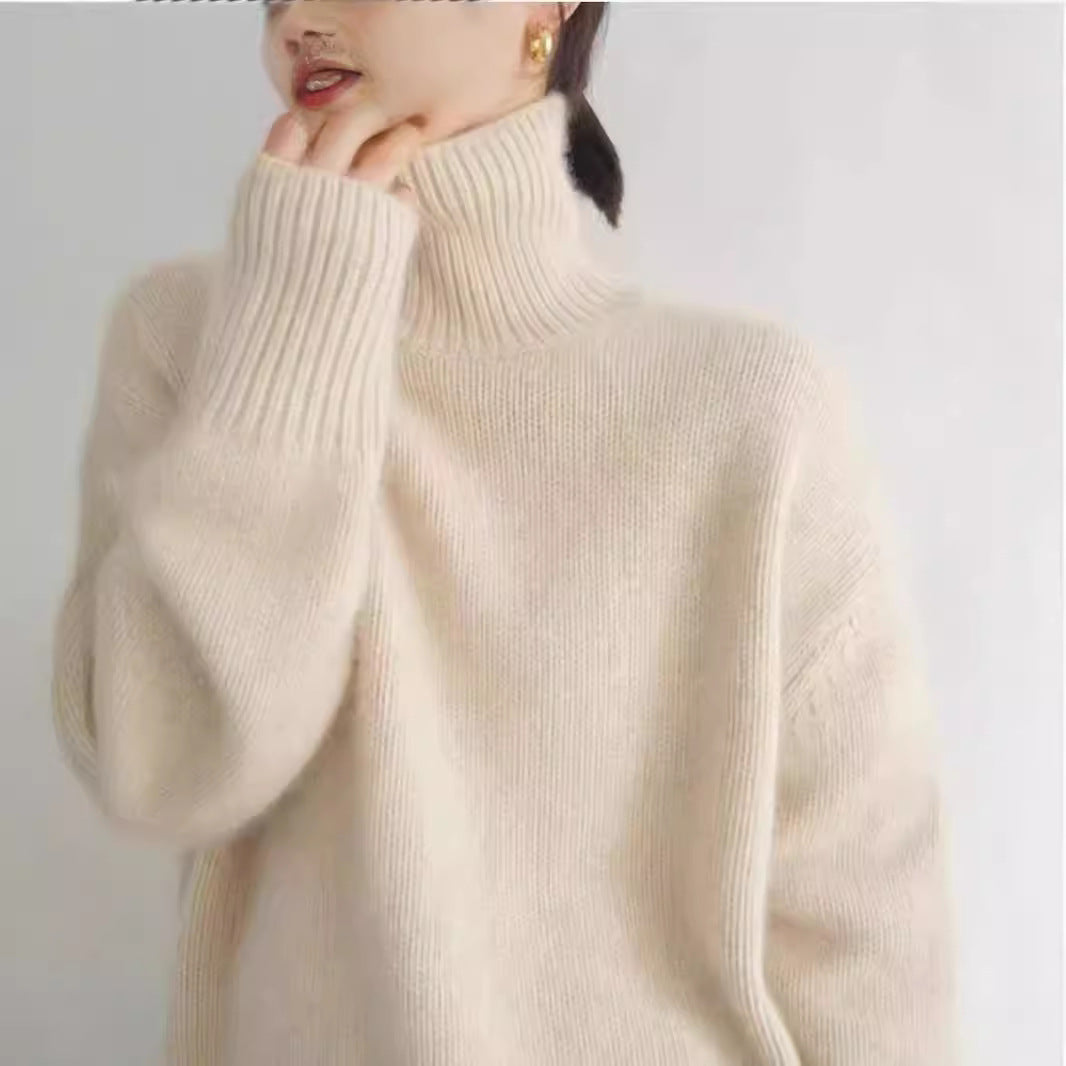 Camille Relaxed Turtleneck Sweater