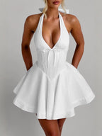 Sienna Halter Mini Dress