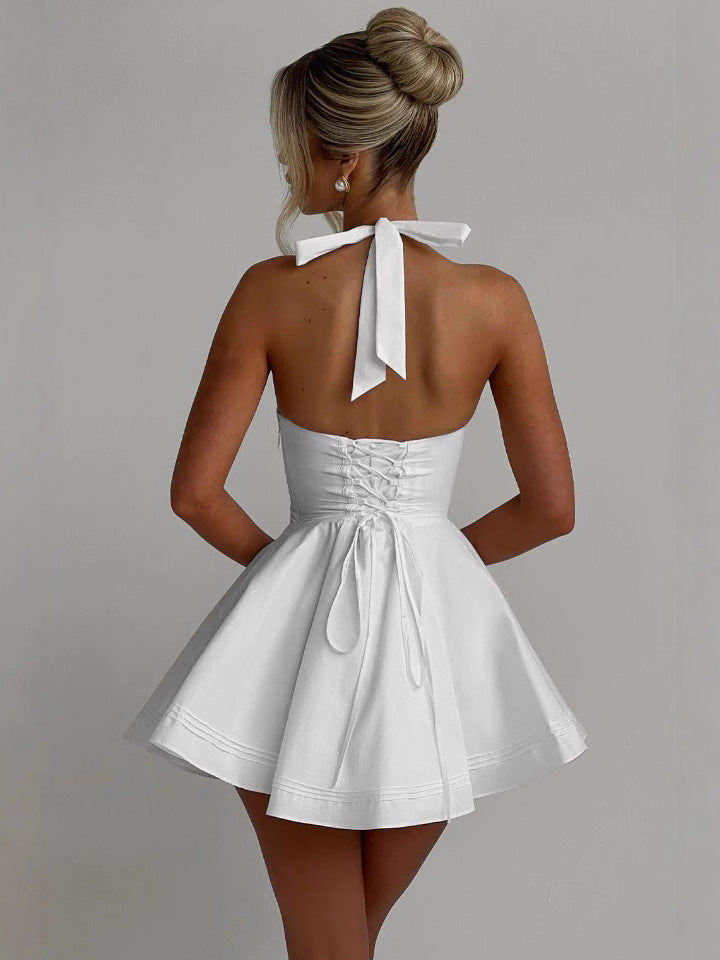 Sienna Halter Mini Dress