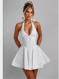 Sienna Halter Mini Dress