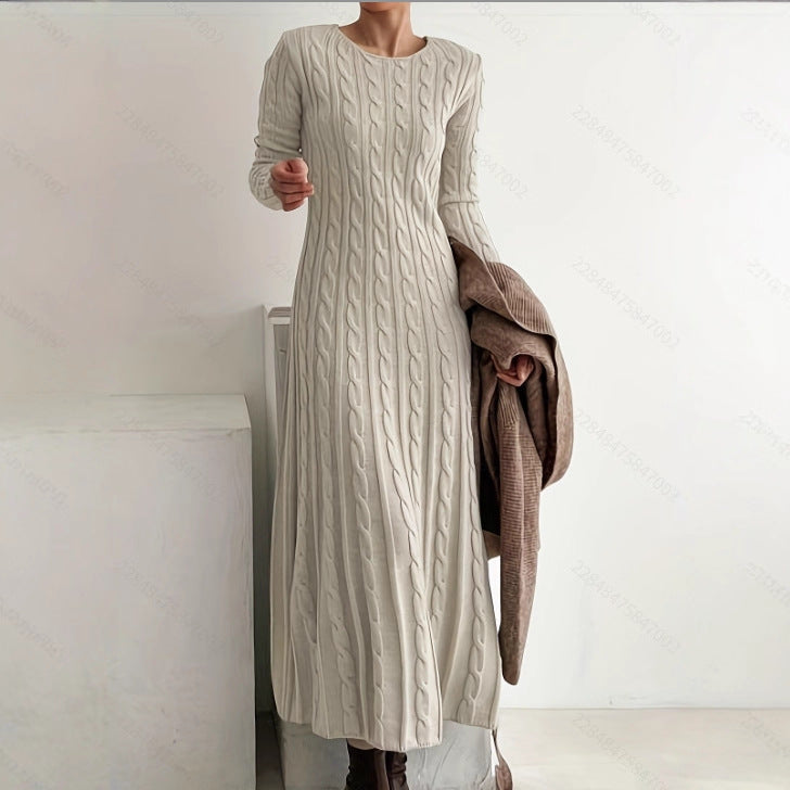 Elowen Cable Knit Maxi Dress