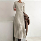 Elowen Cable Knit Maxi Dress
