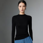 Margot Mock Neck Knit Sweater