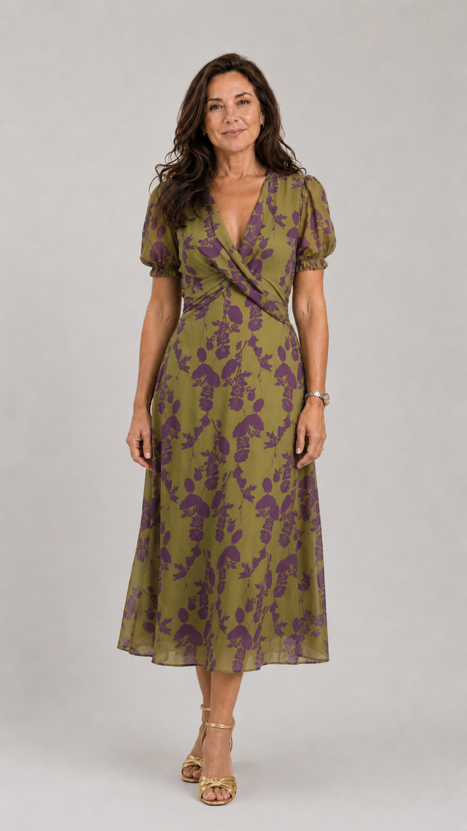 Virel | Relaxed Floral Midi Dress