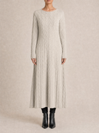 Elowen Cable Knit Maxi Dress