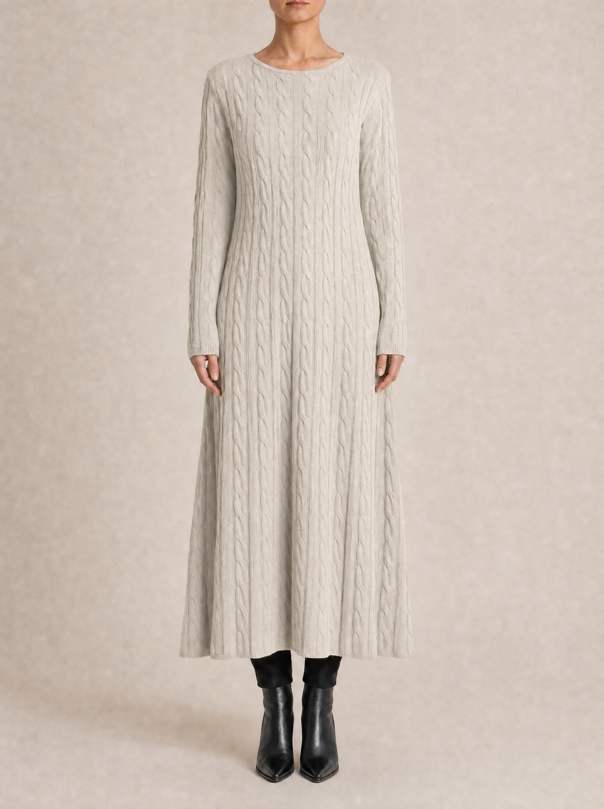 Elowen Cable Knit Maxi Dress