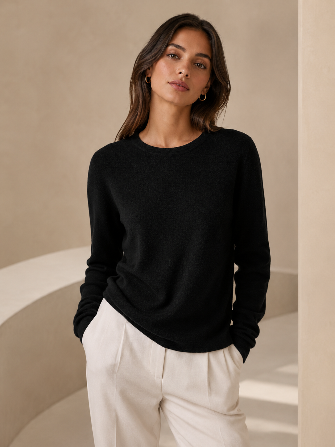 Avery Essential Crewneck Sweater