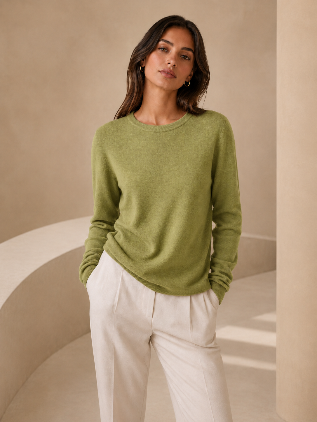 Avery Essential Crewneck Sweater