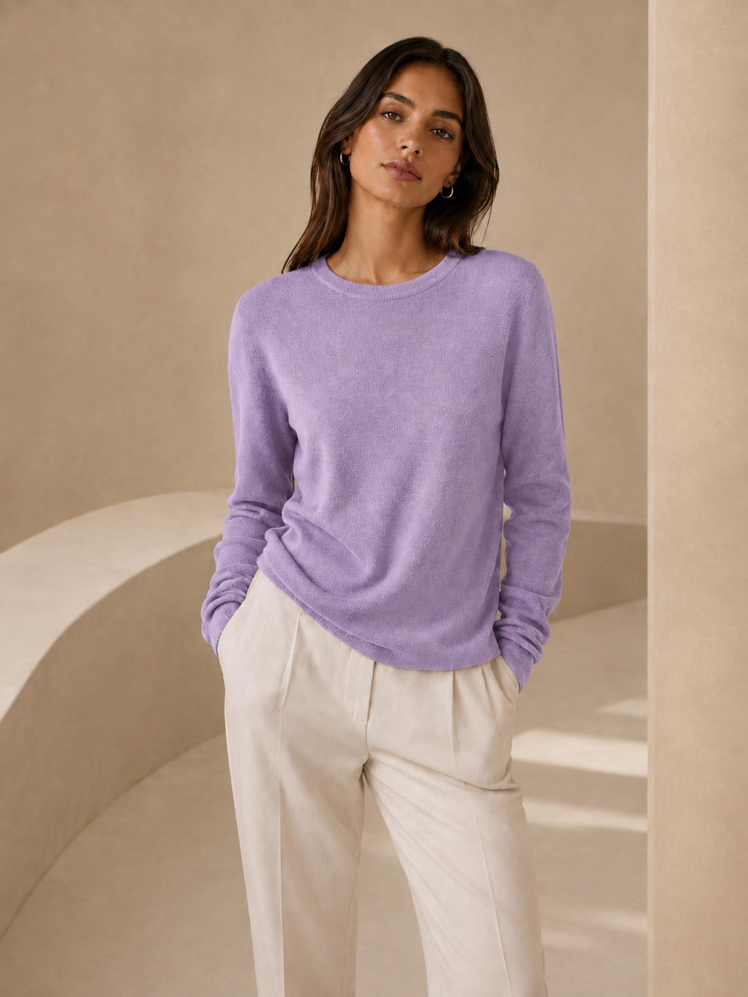 Avery Essential Crewneck Sweater