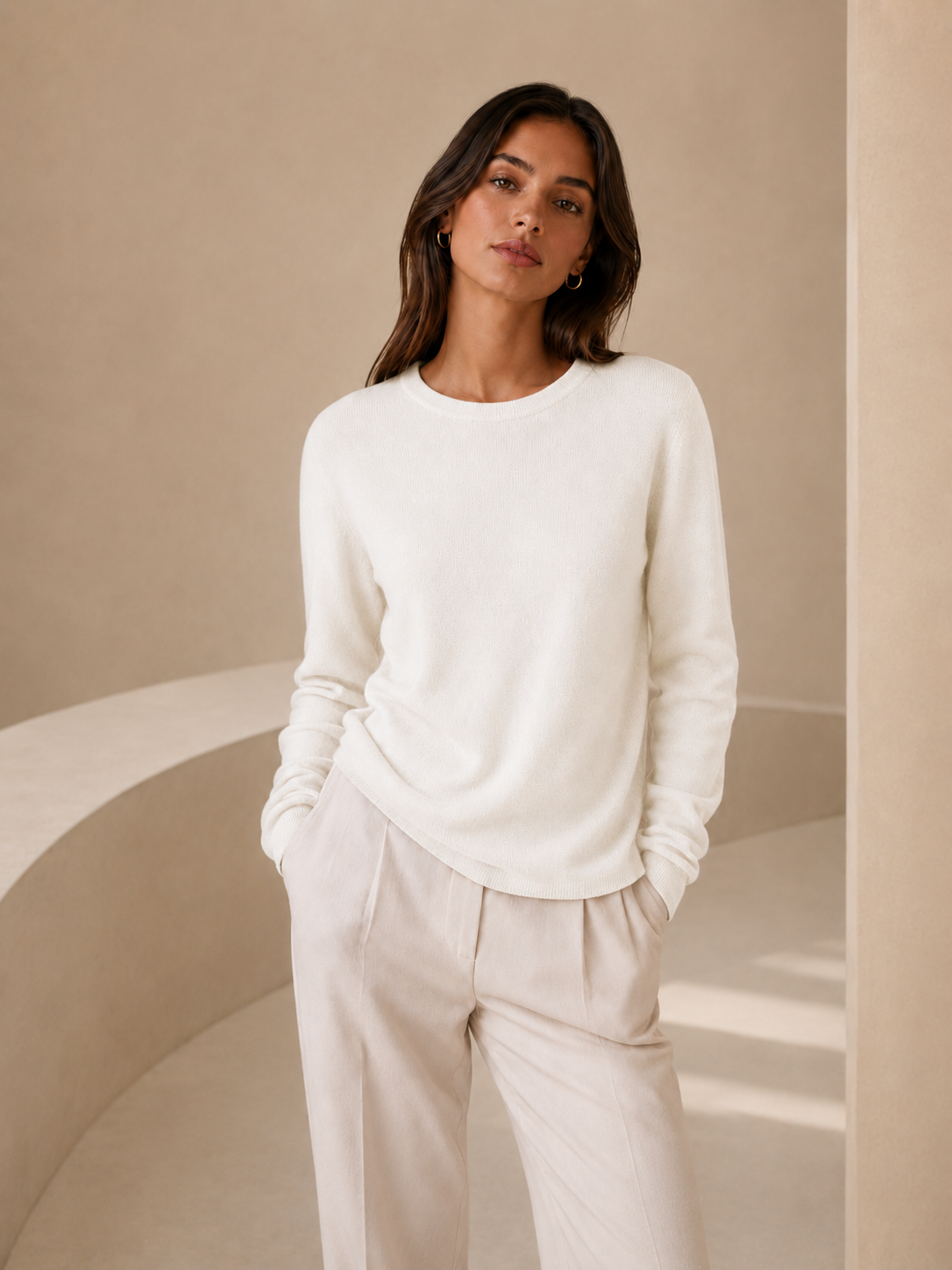 Avery Essential Crewneck Sweater