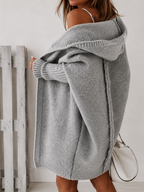 Elara Cozy Hooded Cardigan